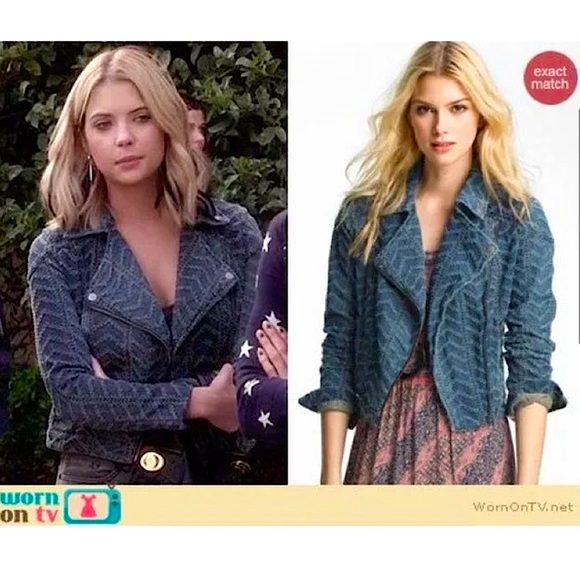 Free People cropped jean jacket